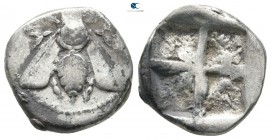 Ionia. Ephesos  circa 500-420 BC. Drachm AR