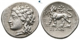 Ionia. Miletos  259-246 BC. ΒΙΩΝ (Bion), magistrate. Drachm AR