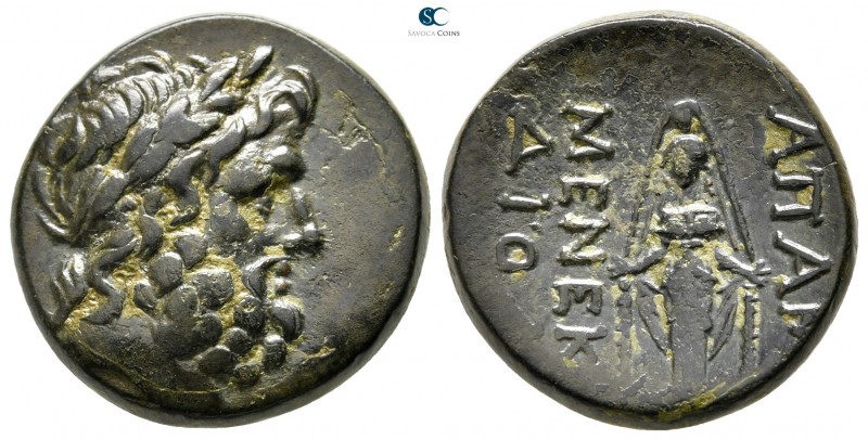 Phrygia. Apameia 88-40 BC. Menek–, son of Diod–, eglogistes
Bronze Æ

21 mm.,...