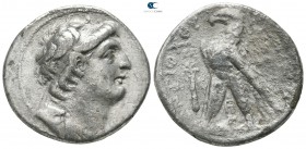 Seleukid Kingdom. Tyre. Antiochos VII Euergetes (Sidetes) 138-129 BC. Uncertain date. Tetradrachm AR
