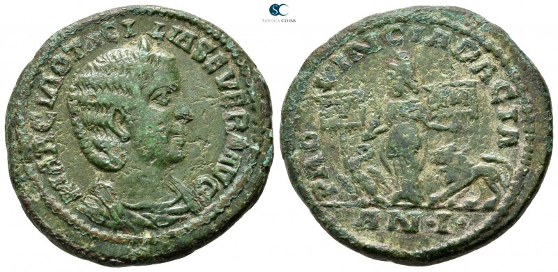 Dacia. Otacilia Severa AD 244-249. Dated CY 1=AD 246/7
Sestertius Æ

29 mm., ...