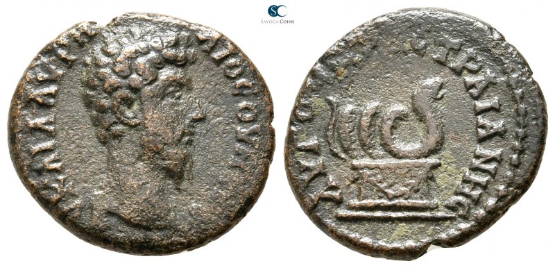Thrace. Augusta Trajana. Marcus Aurelius AD 161-180. 
Bronze Æ

20 mm., 4,08 ...