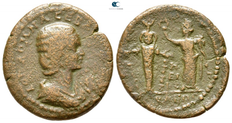 Epeiros. Nicopolis. Julia Domna AD 193-217. 
Bronze Æ

25 mm., 6,55 g.

ΙΟΥ...
