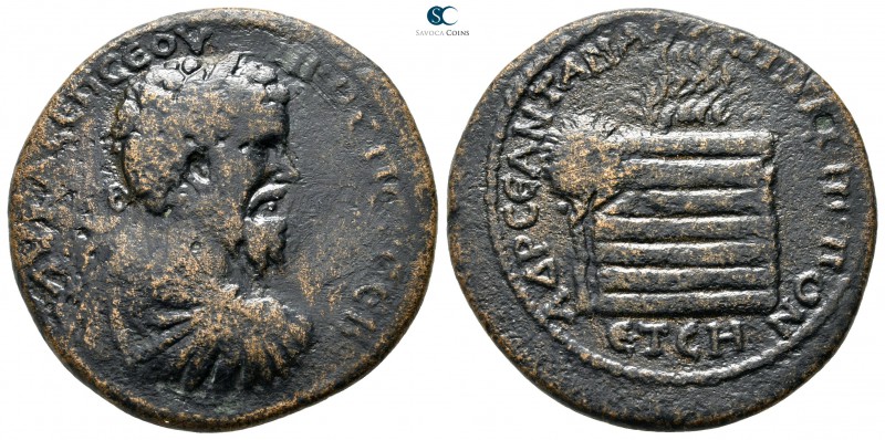 Pontos. Amaseia. Septimius Severus AD 193-211. 
Bronze Æ

30 mm., 13,63 g.
...