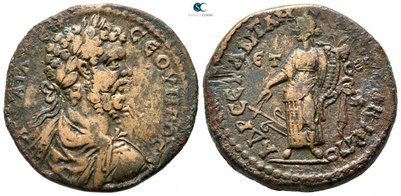 Pontos. Amaseia. Septimius Severus AD 193-211. Dated CY 209=AD 206/7
Bronze Æ
...