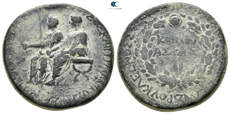 Lydia. Sardeis. Germanicus, with Drusus, Caesar 15 BC-AD 19. ΑΛΕΞΑΝΔΡΟΣ ΚΛΕΩΝΟΣ,...