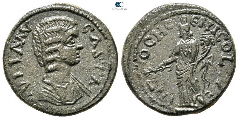 Pisidia. Antioch. Julia Domna, wife of Septimius Severus AD 193-217. 
Bronze Æ...