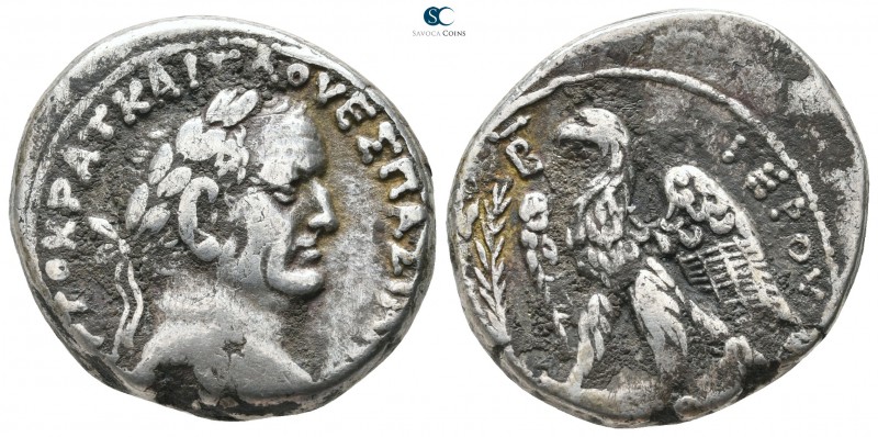 Seleucis and Pieria. Antioch. Vespasian AD 69-79. Dated 'New Holy Year' 2=AD 69/...