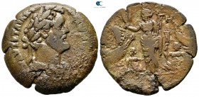 Egypt. Alexandria. Antoninus Pius AD 138-161. Dated RY 18 (?)=AD 154/5. Drachm Æ