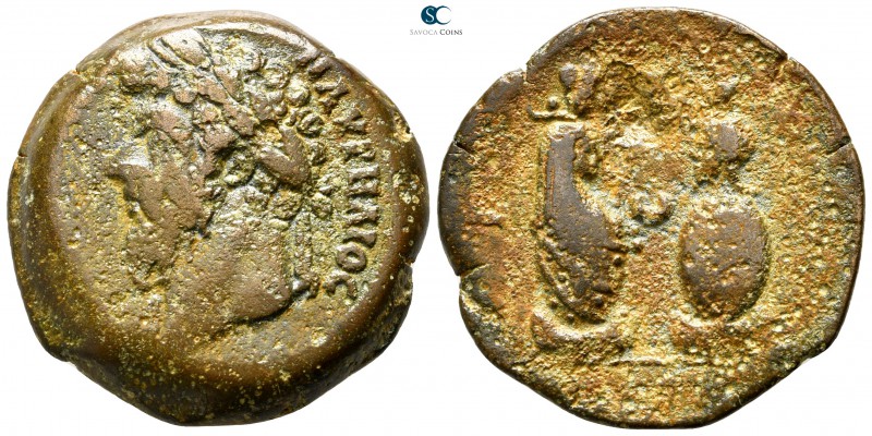 Egypt. Alexandria. Marcus Aurelius AD 161-180. L Ϛ= Year 6
Bronze Æ

32 mm., ...
