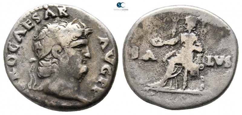 Nero AD 54-68. Rome
Denarius AR

18 mm., 3,13 g.

IMP NERO CAESAR AVG P P, ...