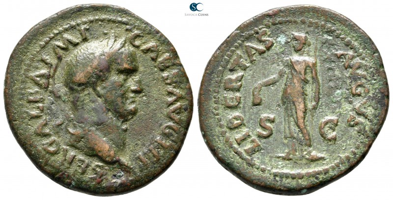 Galba AD 68-69. Rome
As Æ

27 mm., 11,44 g.

SER GALBA IMP CAES AVG TR P, l...