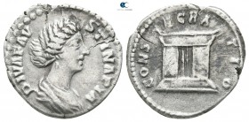 Faustina II AD 147-175. Rome. Denarius AR