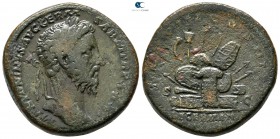 Marcus Aurelius AD 161-180. Rome. Sestertius Æ