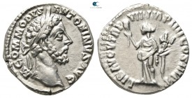 Commodus AD 180-192. Rome. Denarius AR