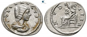 Julia Domna, wife of Septimius Severus AD 193-217. Struck AD 196-202. Laodicea ad Mare. Denarius AR