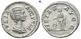 Julia Domna, wife of Septimius Severus AD 193-217. Rome. Denarius AR