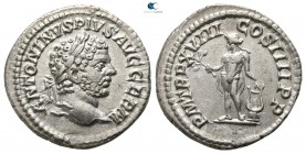 Caracalla AD 198-217. Rome. Denarius AR