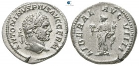 Caracalla AD 198-217. Rome. Denarius AR