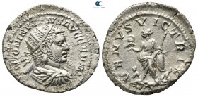 Caracalla AD 198-217. Struck AD 215-217. Rome. Antoninianus AR