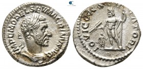 Macrinus AD 217-218. Rome. Denarius AR