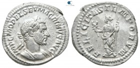 Macrinus AD 217-218. Rome. Denarius AR