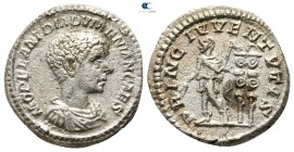 Diadumenianus AD 218-218. Rome. Denarius AR