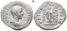 Diadumenianus AD 218-218. Rome. Denarius AR