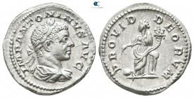 Elagabalus AD 218-222. Rome. Denarius AR