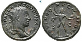 Severus Alexander AD 222-235. Rome. Dupondius Æ