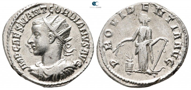 Gordian III AD 238-244. Struck 239 AD. Antioch
Antoninianus AR

21 mm., 4,76 ...