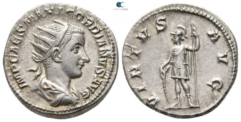 Gordian III AD 238-244. Rome
Antoninianus AR

20 mm., 4,00 g.

IMP CAES M A...