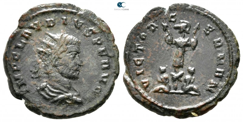 Claudius Gothicus AD 268-270. Cyzicus
Antoninianus Æ

22 mm., 3,34 g.

IMP ...