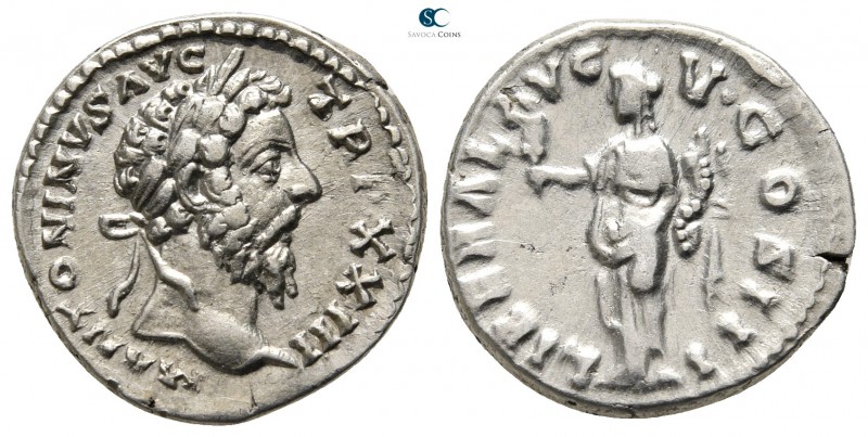 Aurelian AD 270-275. Rome
Denarius AR

17 mm., 3,39 g.

M ANTONINVS AVG TR ...