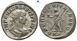 Carus AD 282-283. Ticinum. Antoninianus Æ silvered