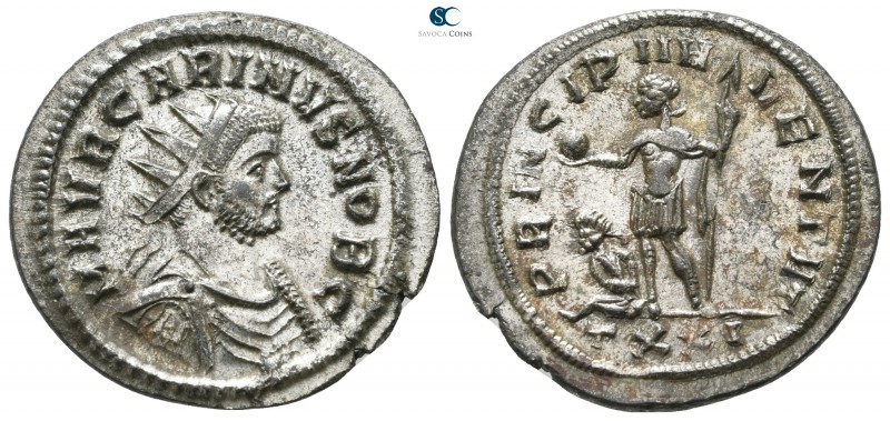 Carinus AD 283-285. Ticinum
Antoninianus Æ silvered

24 mm., 3,99 g.

M AVR...