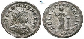Carinus AD 283-285. Ticinum. Antoninianus Æ silvered