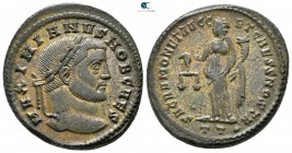 Galerius as Caesar AD 293-305. Struck AD 300-303. Ticinum. Follis Æ