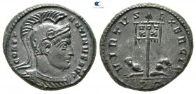 Constantinus I the Great AD 306-337. Struck AD 319-320. Ticinum. Follis Æ