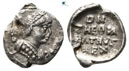 The Ostrogoths. Ravenna AD 534-536. Pseudo-Imperial Coinage. In the name of Justinian I. Quarter Siliqua AR