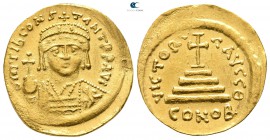 Tiberius II Constantine AD 578-582. Struck AD 579-582. Constantinople. 9th officina. Solidus AV