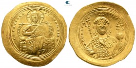 Constantine IX Monomachus AD 1042-1055. Constantinople. Histamenon AV