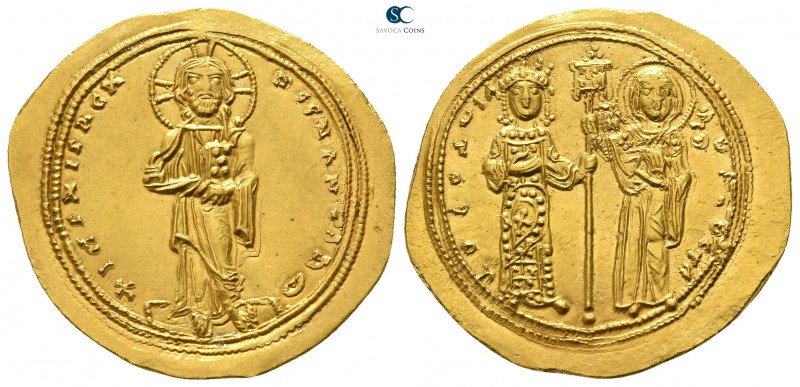 Theodora AD 1055-1056. Constantinople
Histamenon Nomisma AV

27 mm., 4,36 g....