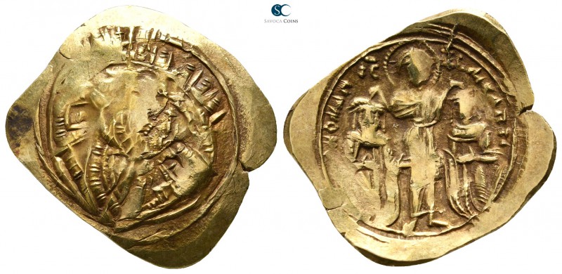 Andronicus II Palaeologus, with Michael IX AD 1282-1328. Constantinople
Hyperpy...