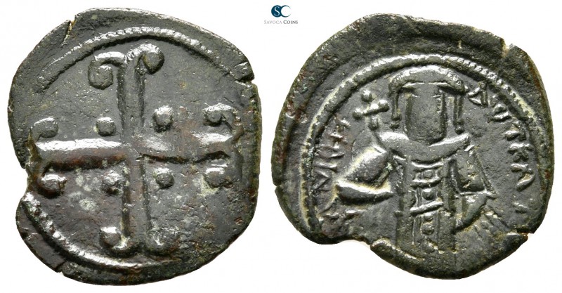 Andronicus III Paleologus AD 1328-1341. Constantinople
Assarion Æ

20 mm., 1,...