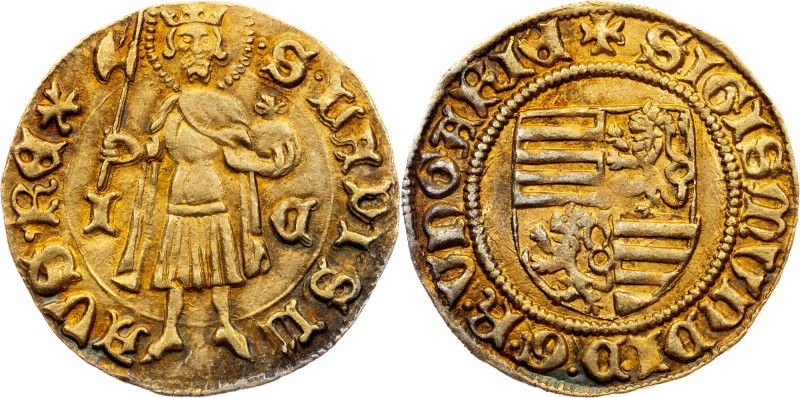 Sigismund of Luxembourg, Goldgulden 1387-1410, Kaschau Hungary, Sigismund of Lux...