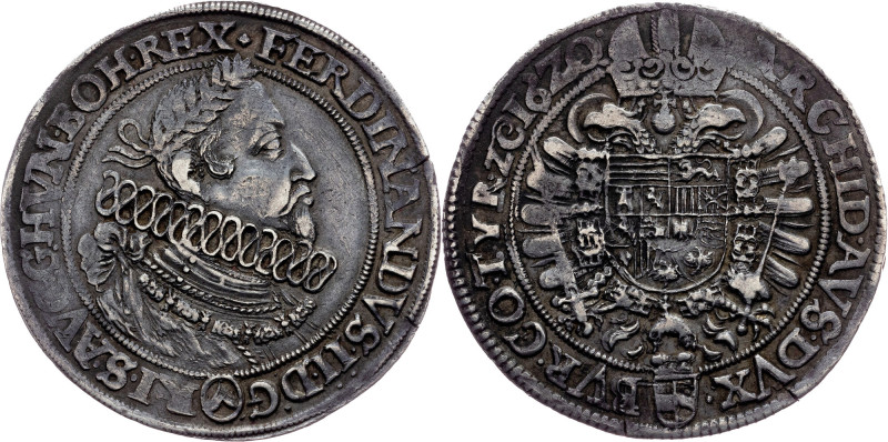 Ferdinand II., 1 Thaler 1620, Vienna Habsburg, Ferdinand II., 1 Thaler 1620, Vie...