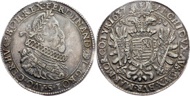 Ferdinand II., 1 Thaler 1637, KB, Kremnitz