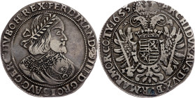 Ferdinand III., 1 Thaler 1653, KB, Kremnitz