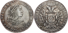 Leopold I., 1 Thaler 1660, KB, Kremnitz